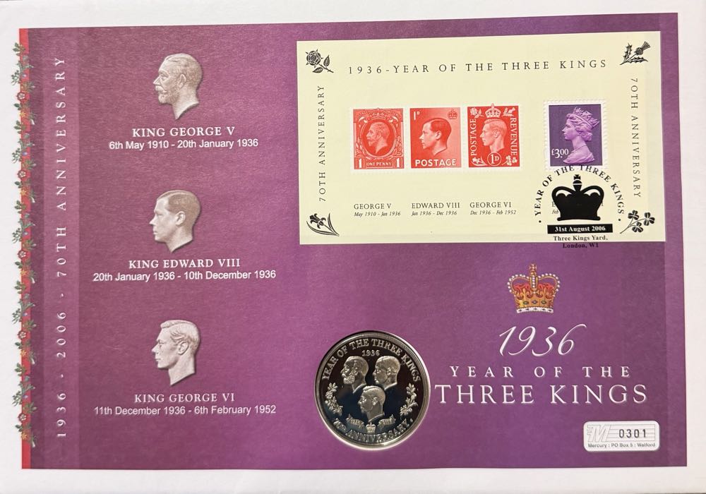 The Year Of The Three Kings 70th Anniversary  coin collectible - Main Image 3