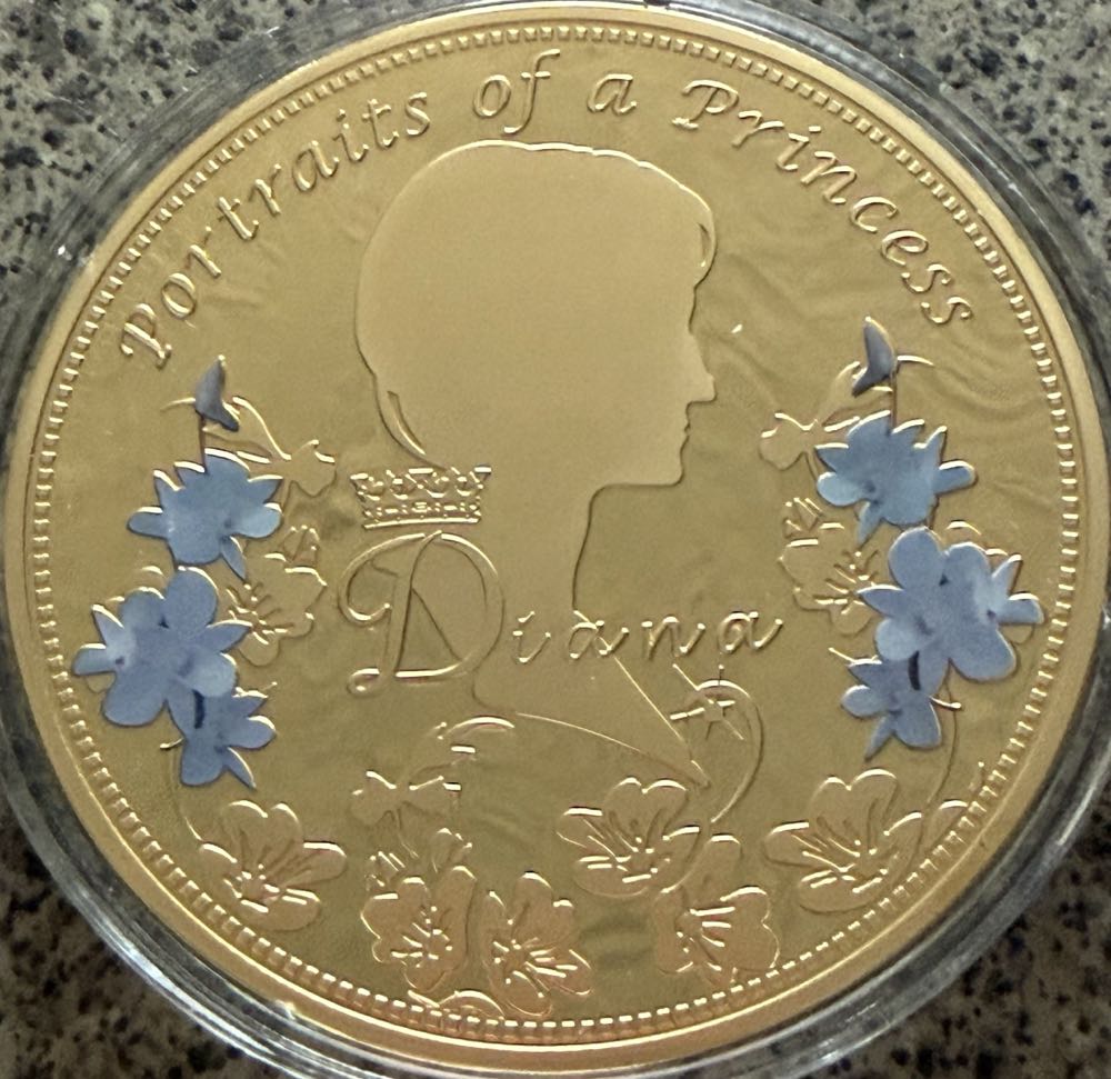 Princess Diana Giant Medal  coin collectible - Main Image 2