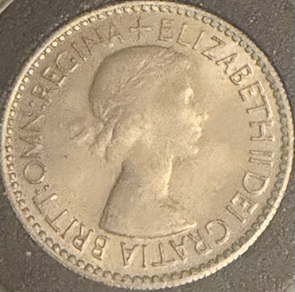 1953 Elizabeth II Six Pence  coin collectible - Main Image 2