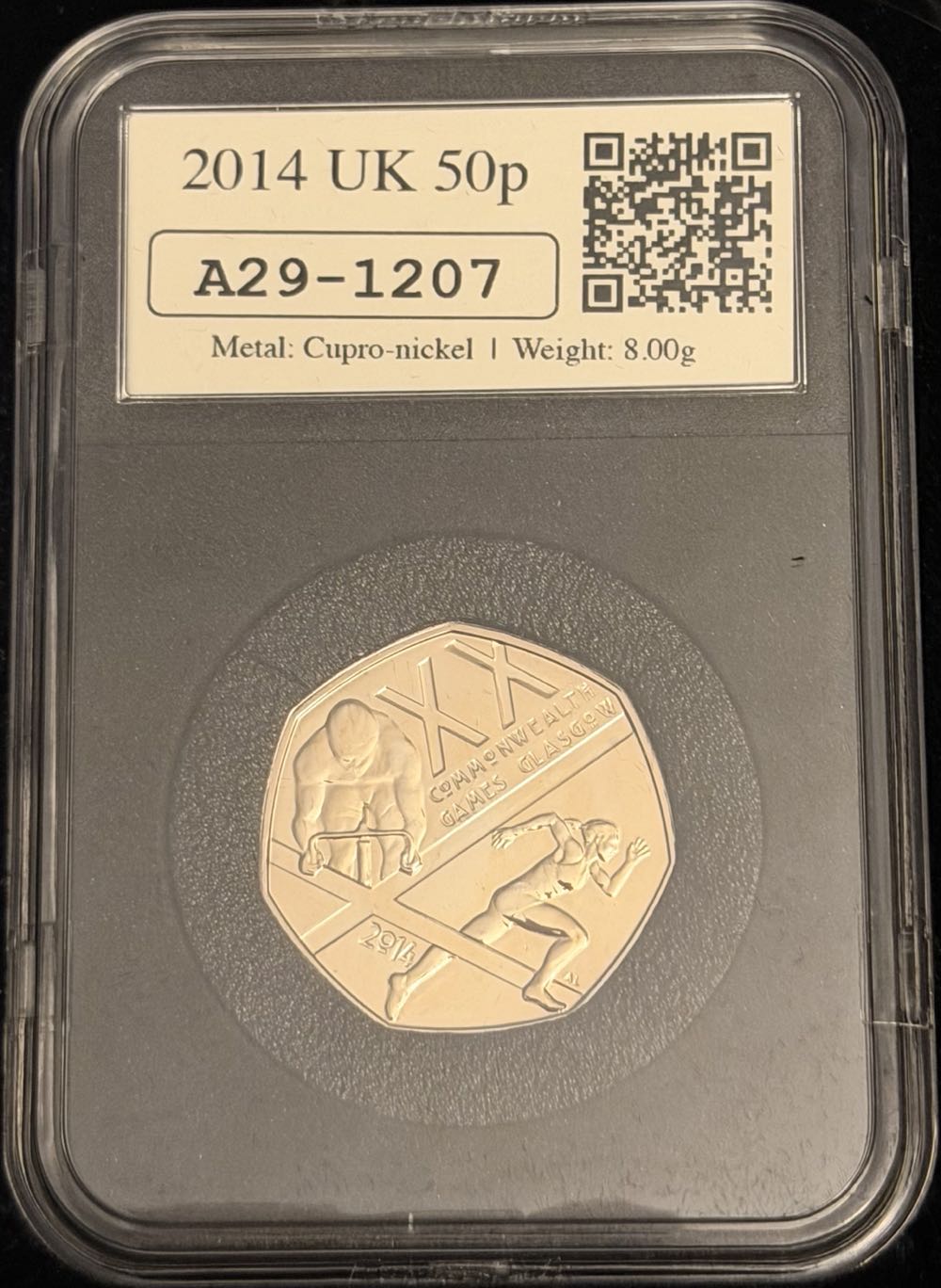 2014 Commonwealth Games Datestamp 50p  coin collectible - Main Image 2