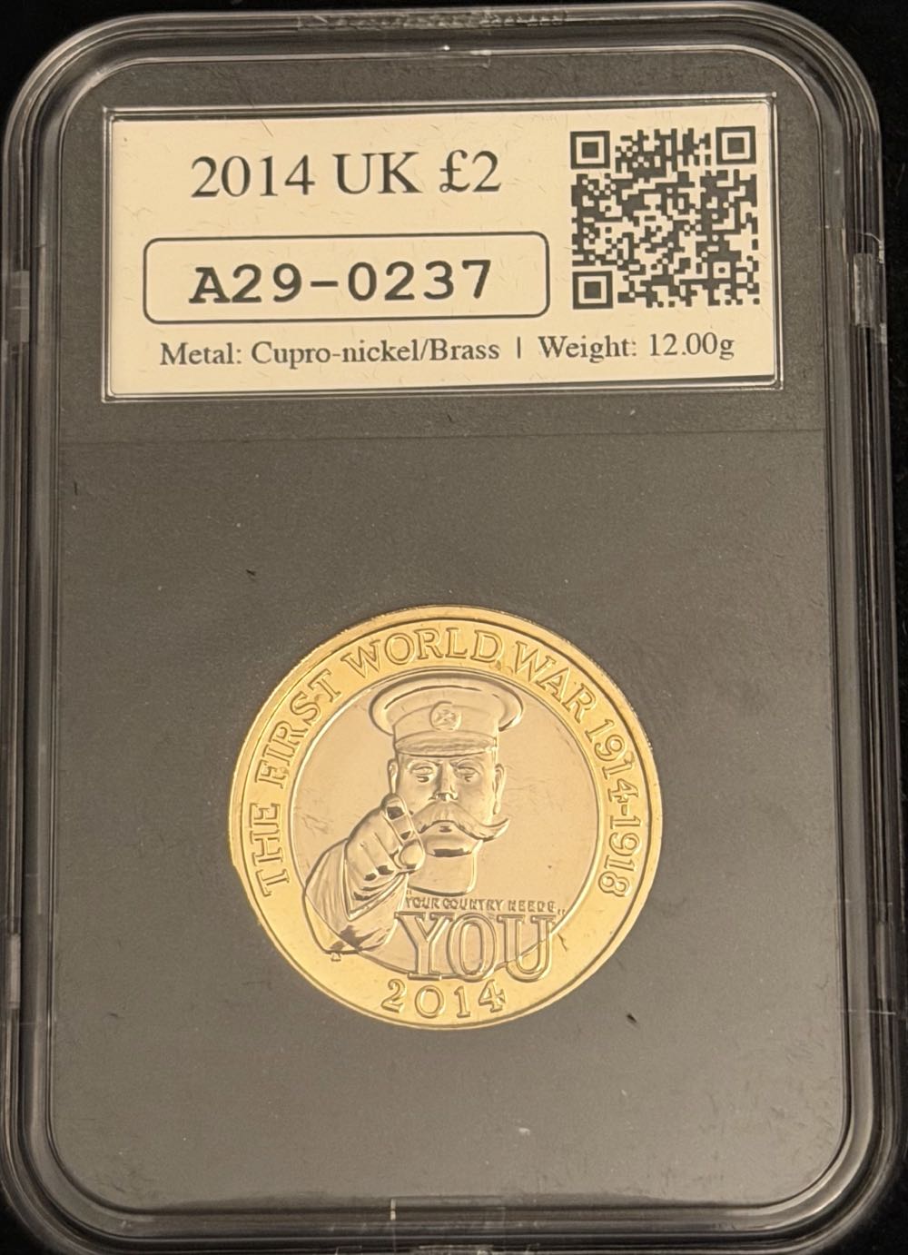 2014 First World War Datestamp £2  coin collectible - Main Image 2