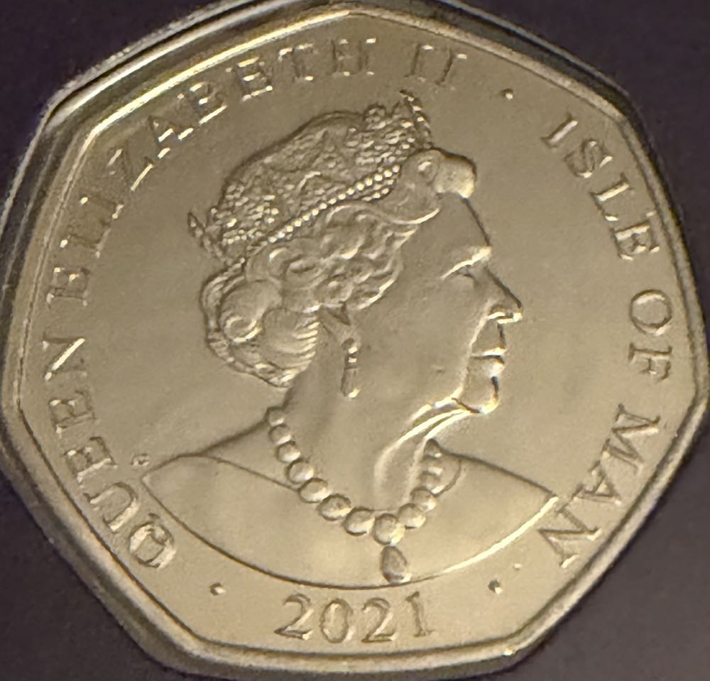 2021 Elizabeth II 95th Birthday 2000’s 50p  coin collectible - Main Image 2