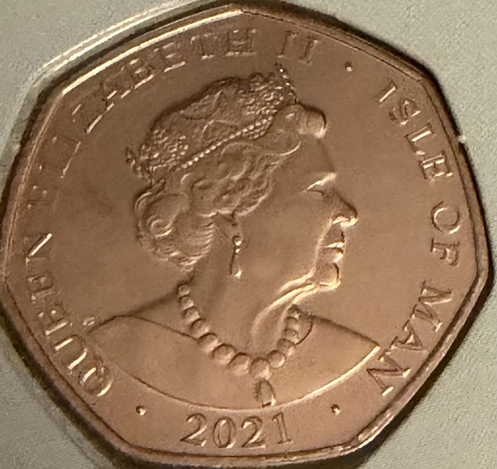 2021 The Mad Hatter 50p  coin collectible - Main Image 2