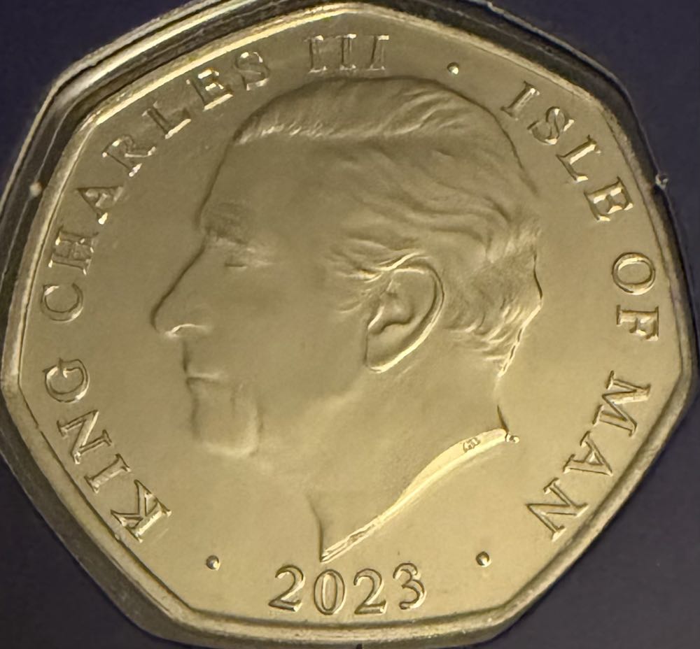 2023 Long Live Our Noble King 50p  coin collectible - Main Image 2