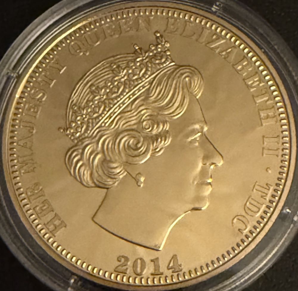 2014 WW1 The Battle Of The Somme Crown  coin collectible - Main Image 2