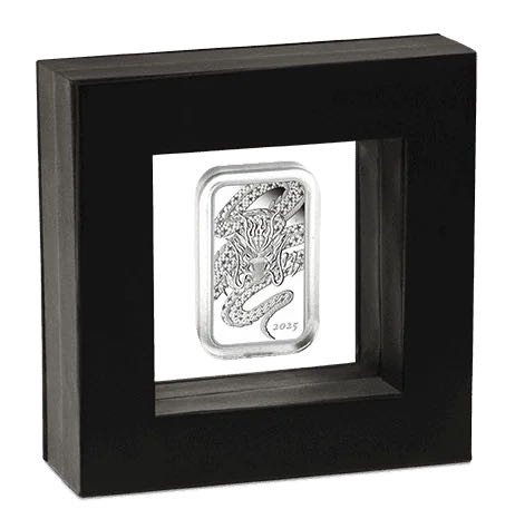 2025 Australia 1 oz Silver Rectangular Dragon Proof  coin collectible - Main Image 2