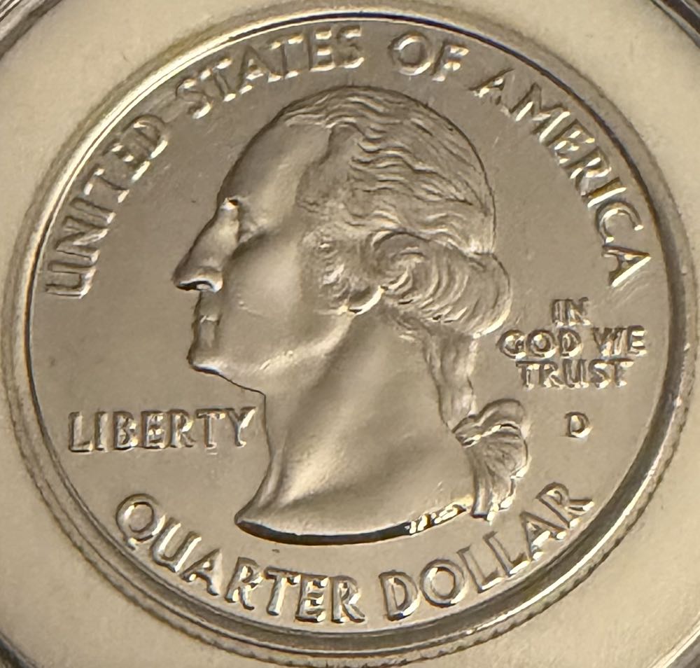 2007 Wyoming State Quarter D  coin collectible - Main Image 2