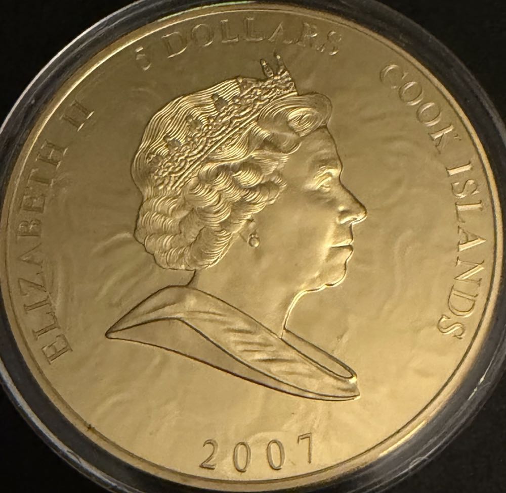 2007 Diamond Wedding $5  coin collectible - Main Image 2