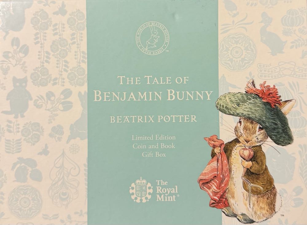 2017 Benjamin Bunny 50p & Book  coin collectible - Main Image 2