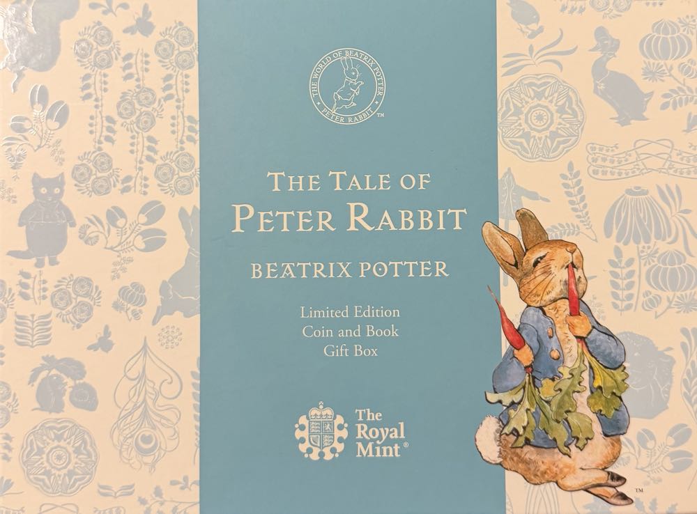 2018 Peter Rabbit 50p & Book  coin collectible - Main Image 2