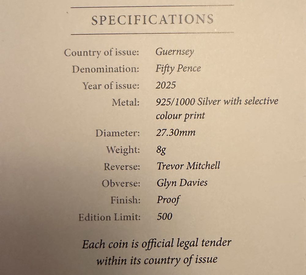 2025 Christmas Robin By Postbox 50p  coin collectible - Main Image 4