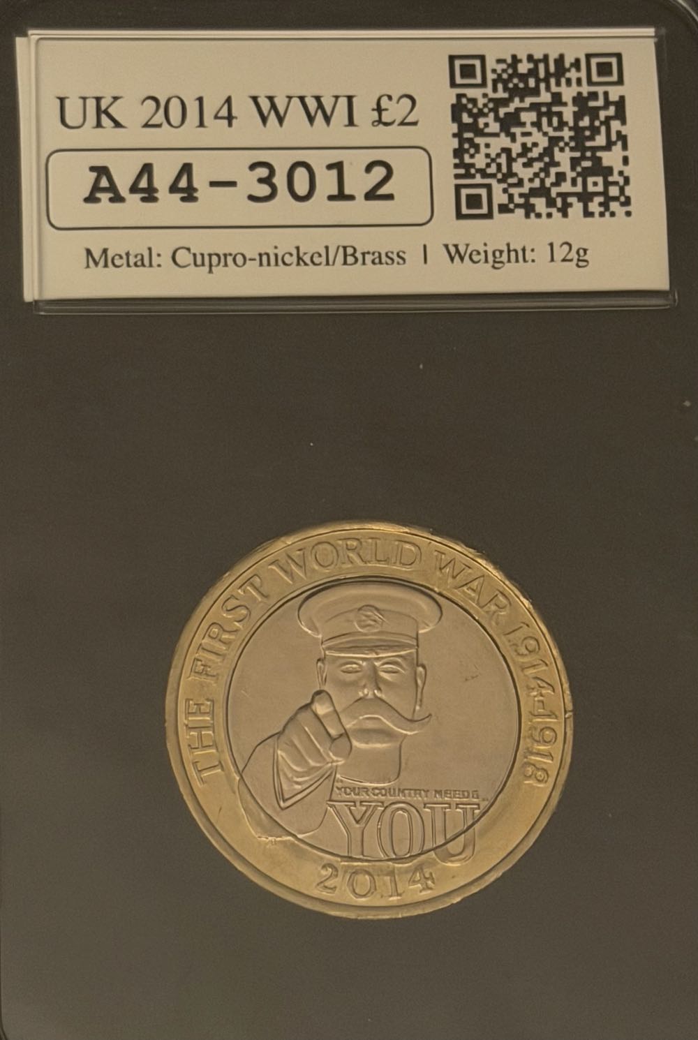 2014 World War 1 Datestamp £2  coin collectible - Main Image 2