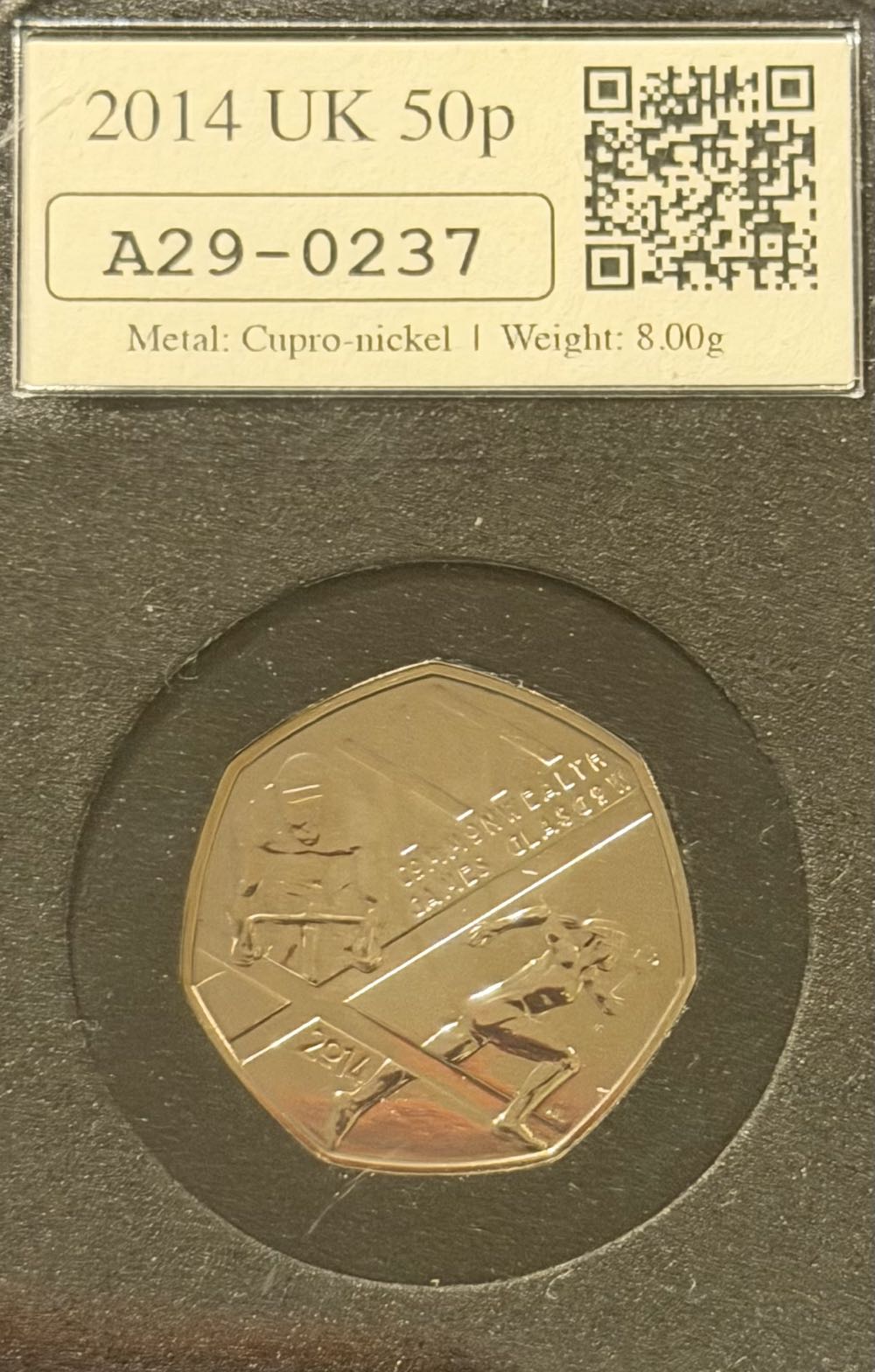 2014 Commonwealth Games Datestamp 50p  coin collectible - Main Image 2