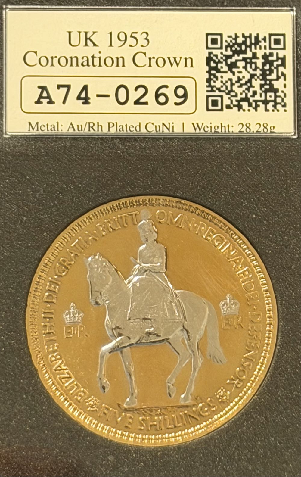 1953 Coronation Crown Datestamp  coin collectible - Main Image 2