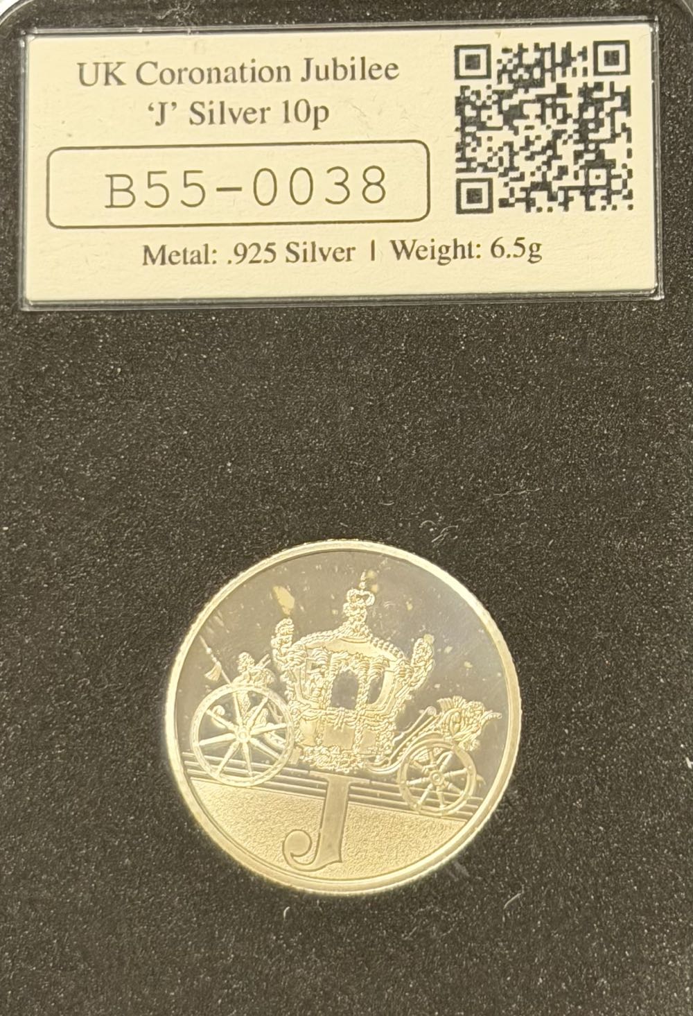 2018 Coronation Jubilee Datestamp 10p  coin collectible - Main Image 2