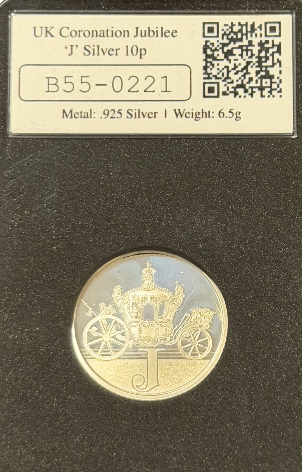 2018 Coronation Jubilee Datestamp 10p (5)  coin collectible - Main Image 2