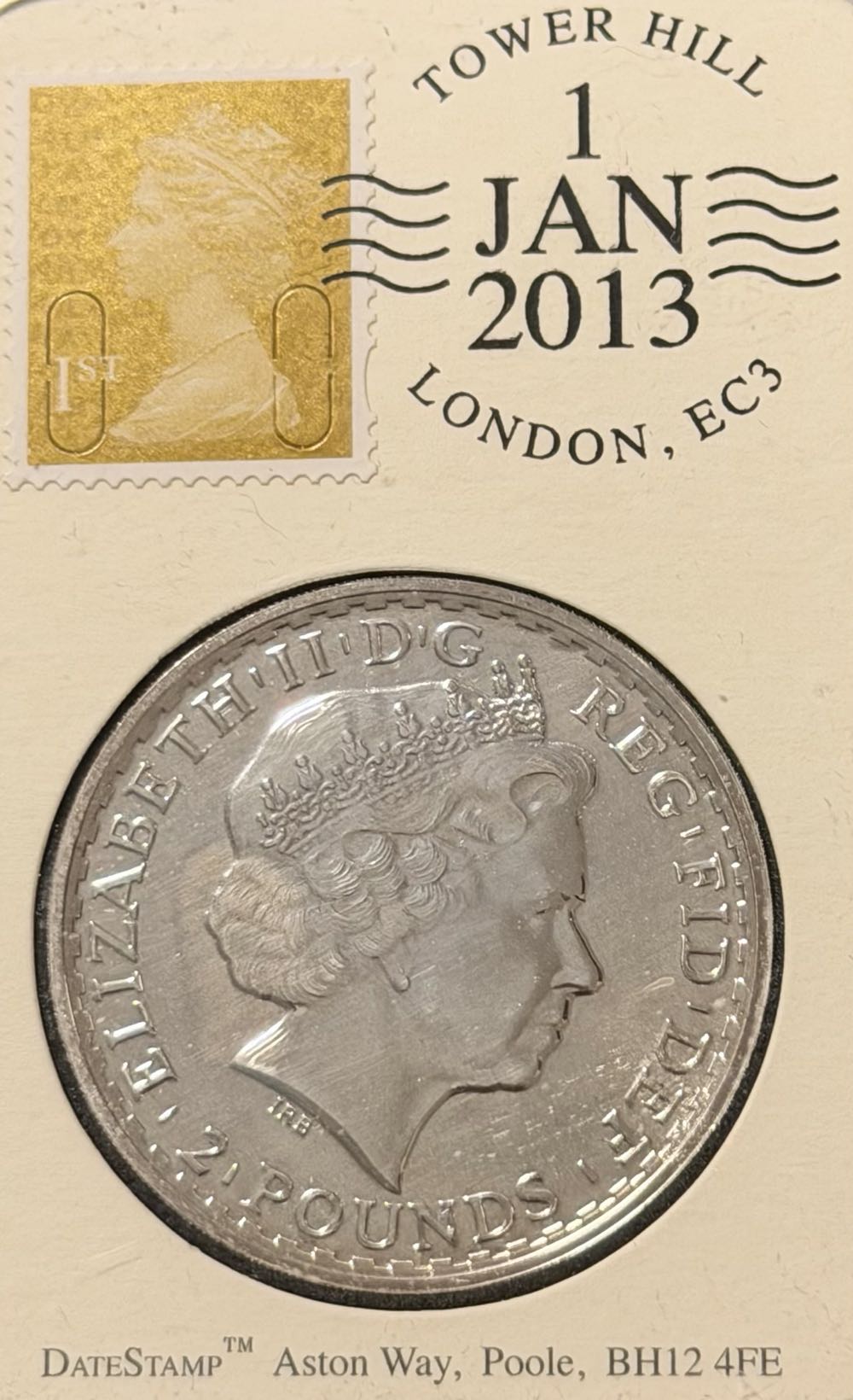 1984 Scottish Thistle Piedfort £1