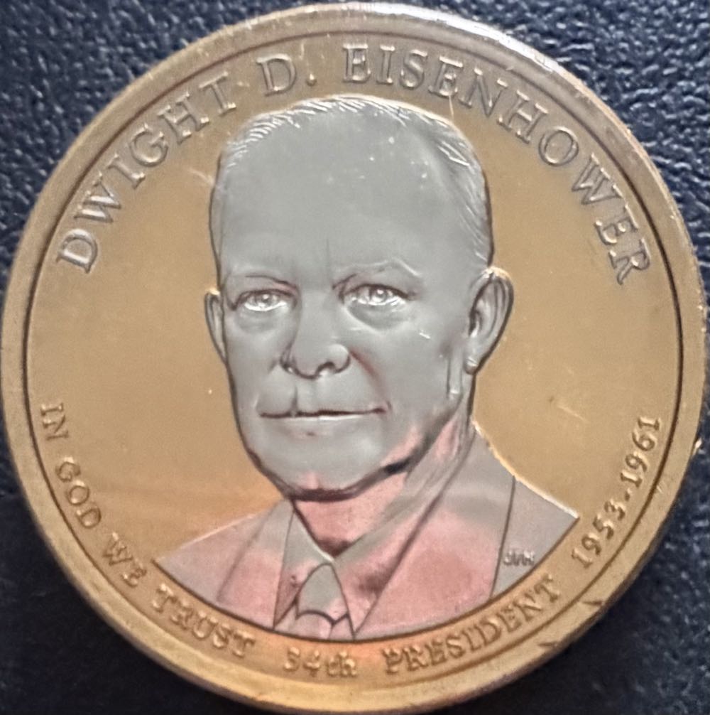 2007 President Dwight D Eisenhower $1