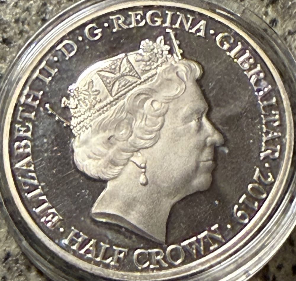 2019 World War Two Half Crown  coin collectible - Main Image 2