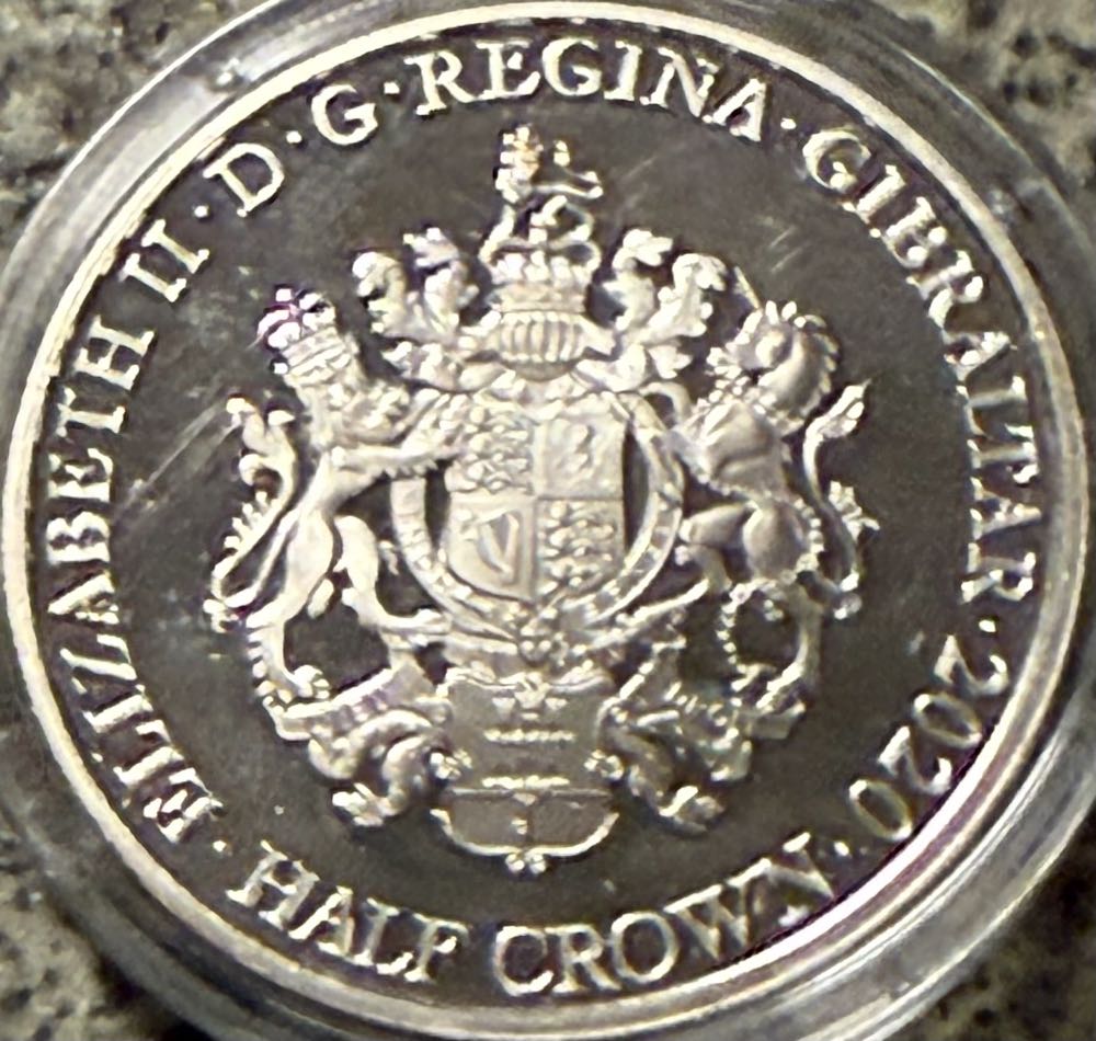 2020 Britain’s Day Of Rejoicing Half Crown  coin collectible - Main Image 2