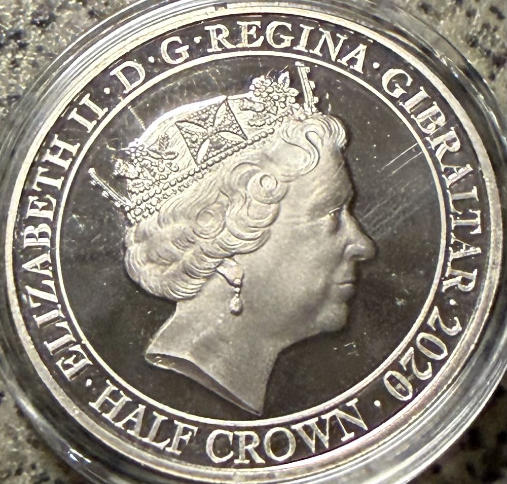 2020 Miracle Of Deliverance Half Crown  coin collectible - Main Image 2
