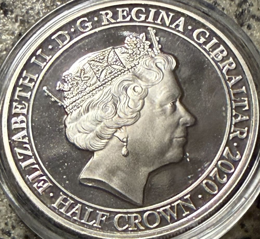 2020 Winston Churchill Half Crown (2)  coin collectible - Main Image 2