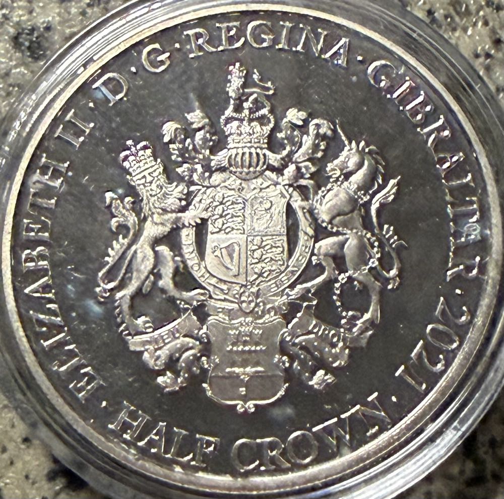 2021 Elvis Presley Half Crown  coin collectible - Main Image 2