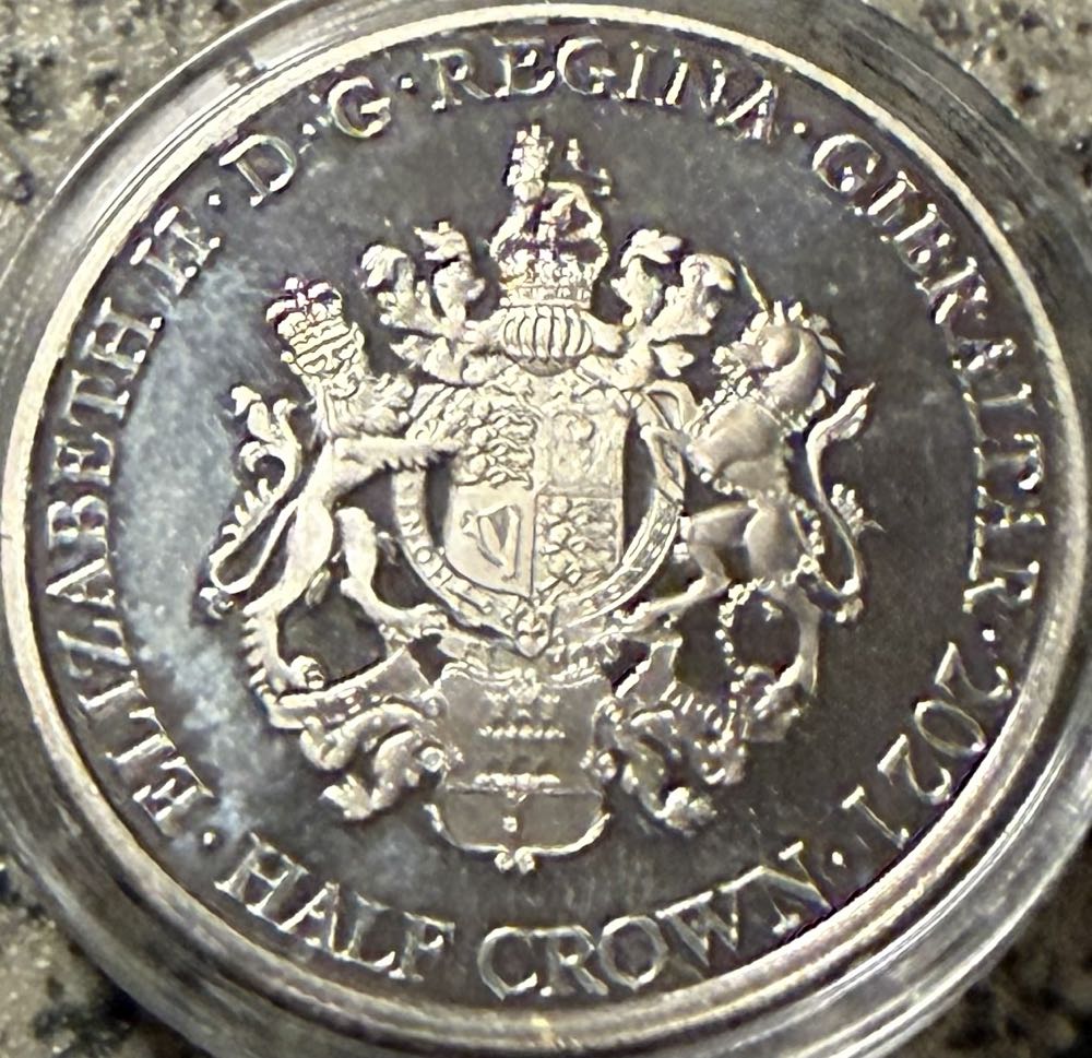 2021 Princess Diana Half Crown  coin collectible - Main Image 2