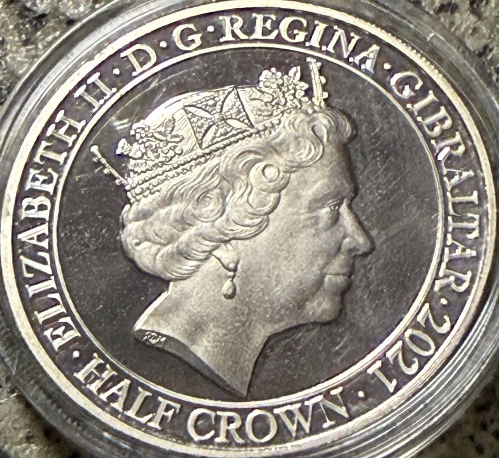 2021 The People’s War Half Crown  coin collectible - Main Image 2