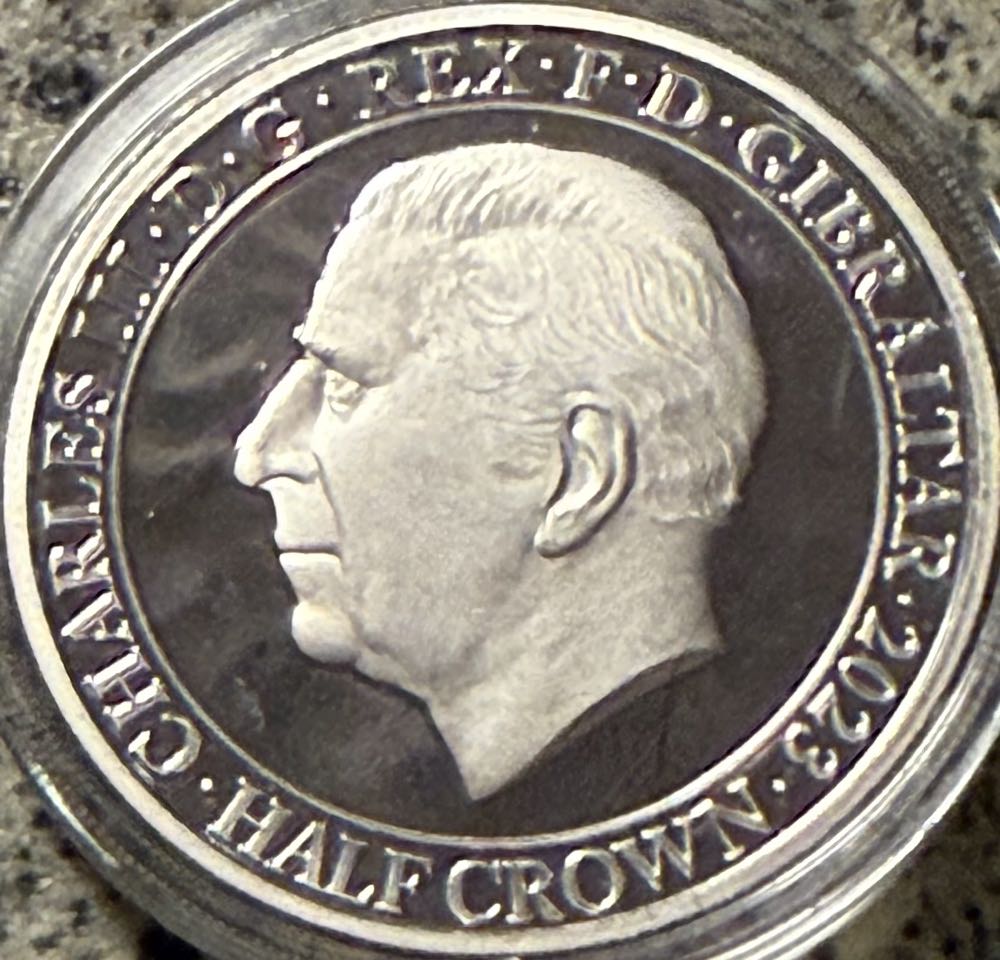 2023 Charles III Coronation Half Crown  coin collectible - Main Image 2