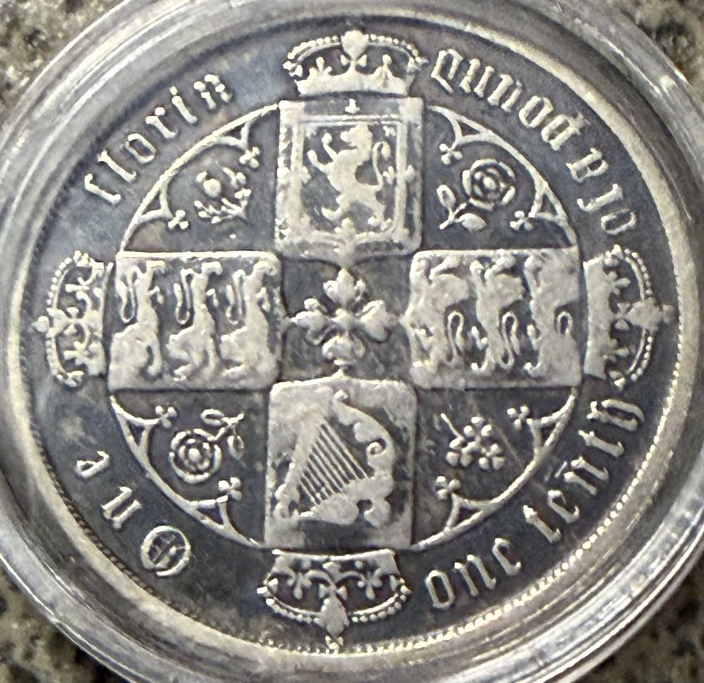 1833 Victoria Florin  coin collectible - Main Image 2