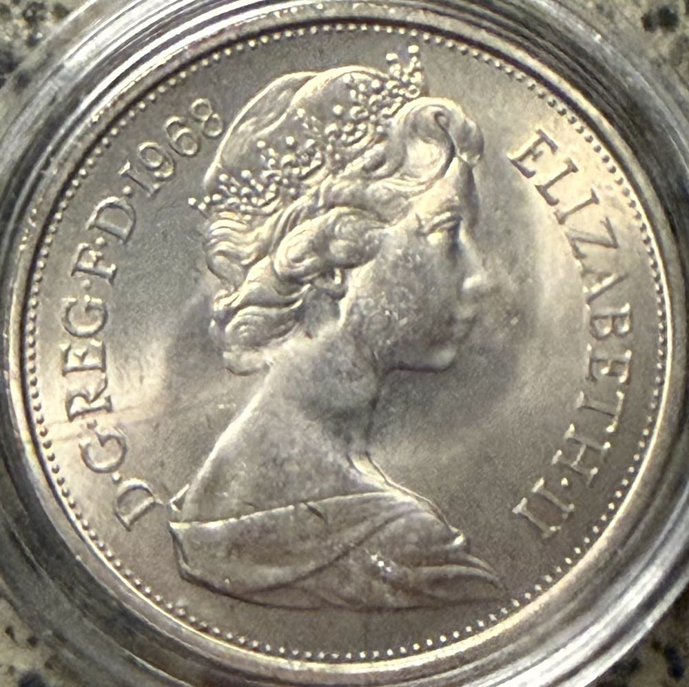 1968 Elizabeth II 10 New Pence  coin collectible - Main Image 2