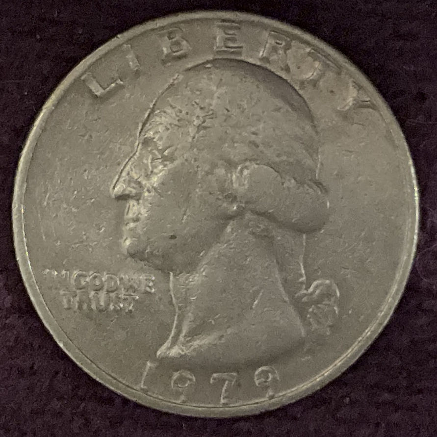 Quarter Washington 1979 20  coin collectible - Main Image 3