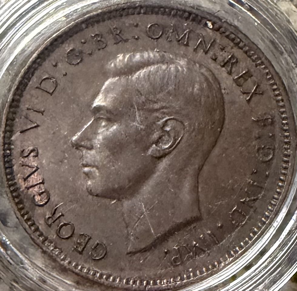 1941 George VI Farthing  coin collectible - Main Image 2