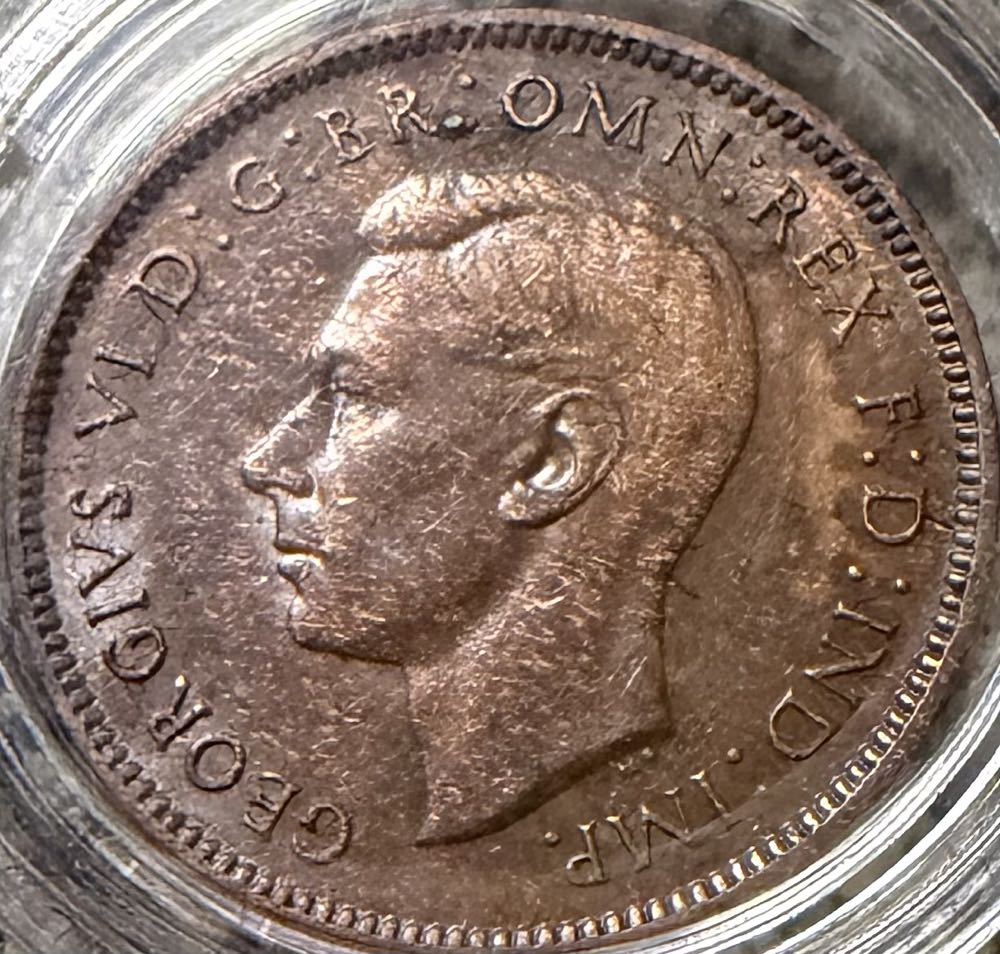 1946 George VI Farthing (2)  coin collectible - Main Image 2