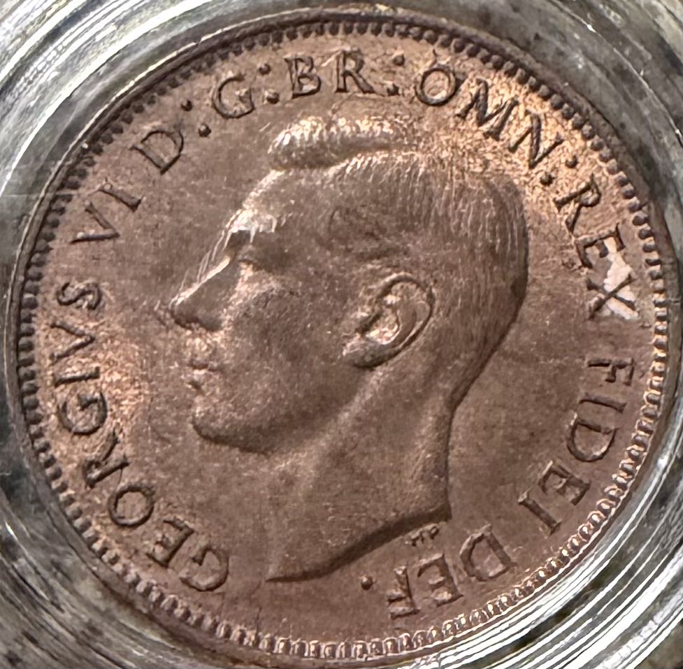 1949 George VI Farthing  coin collectible - Main Image 2