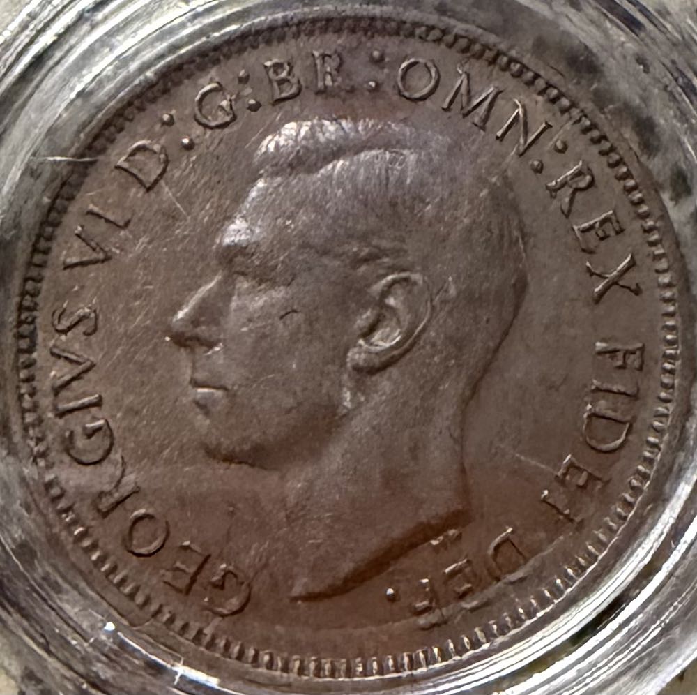 1951 George VI Farthing (2)  coin collectible - Main Image 2
