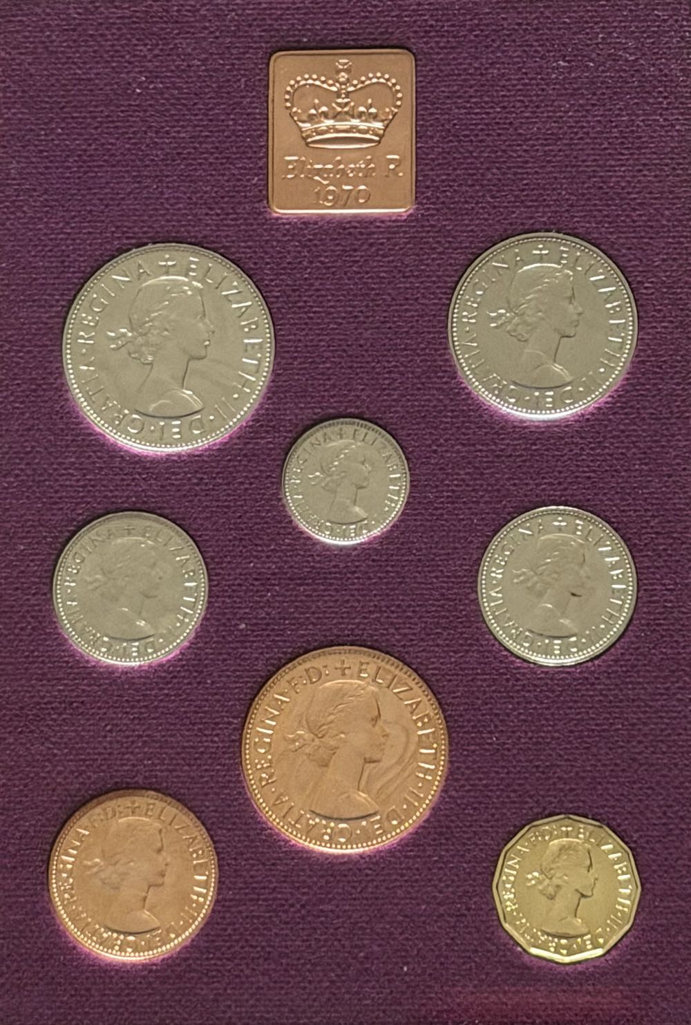 1970 Elizabeth II Six Pence  coin collectible - Main Image 3