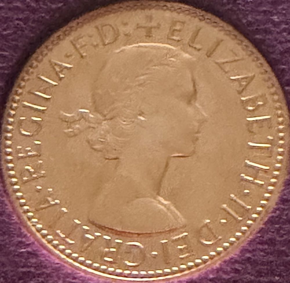 1970 Elizabeth II Half Penny  coin collectible - Main Image 2