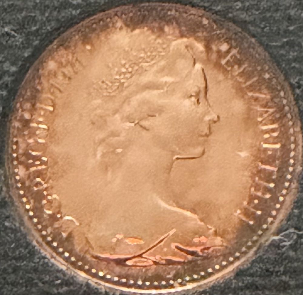 1971 One New Penny  coin collectible - Main Image 2
