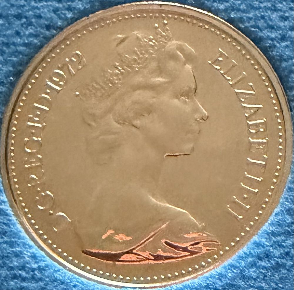 1972 Five New Pence  coin collectible - Main Image 2