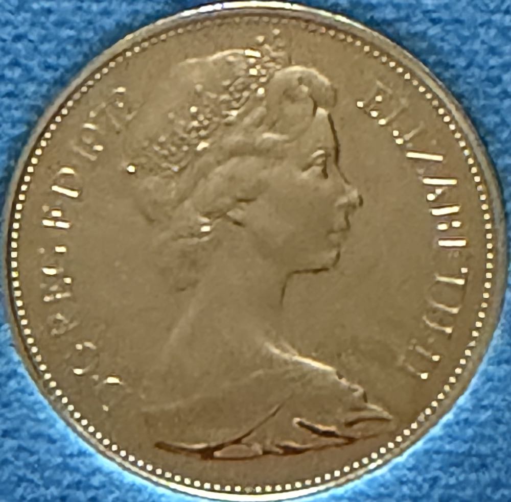 1972 Ten New Pence  coin collectible - Main Image 2