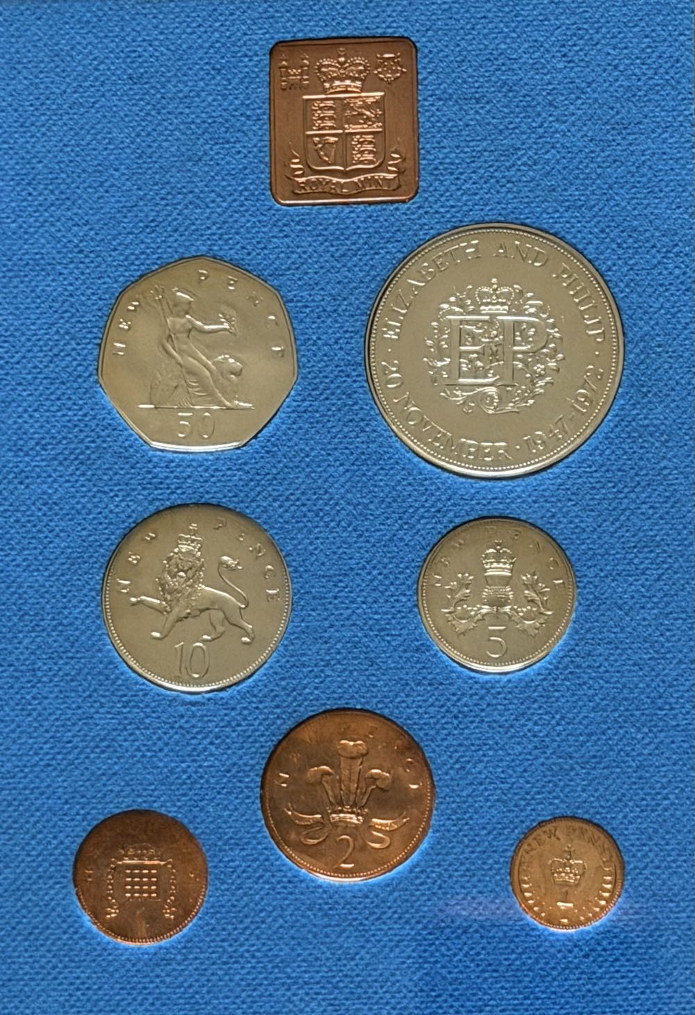 1972 Ten New Pence  coin collectible - Main Image 4