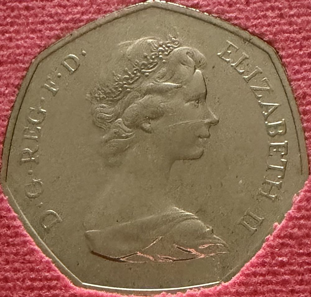 1973 European Economic Community 50p (2)  coin collectible - Main Image 2