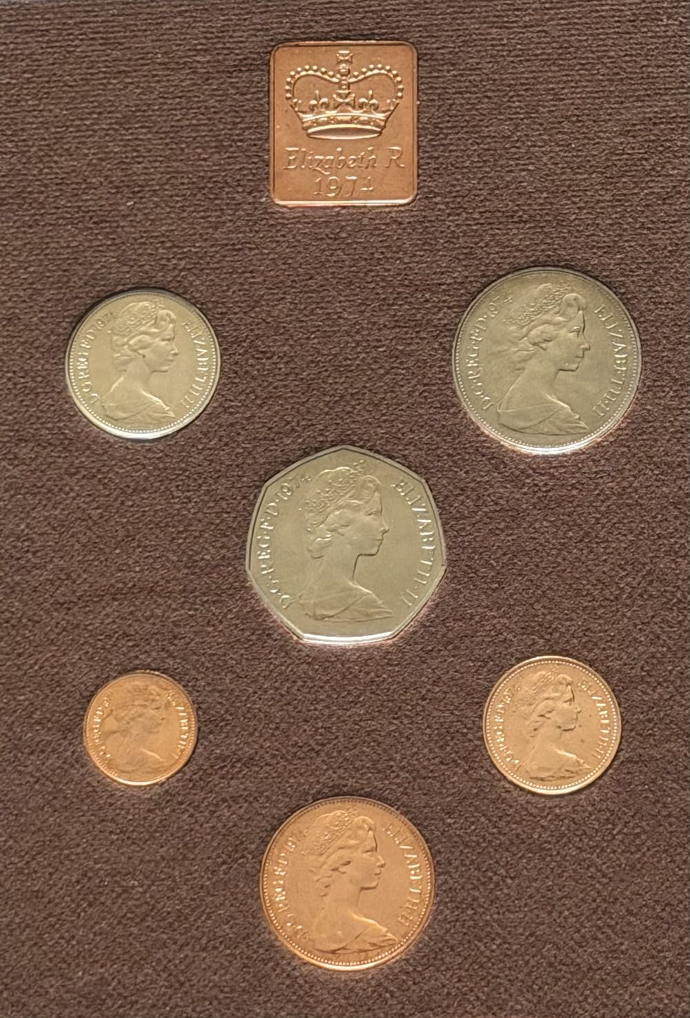 1974 One New Penny  coin collectible - Main Image 3