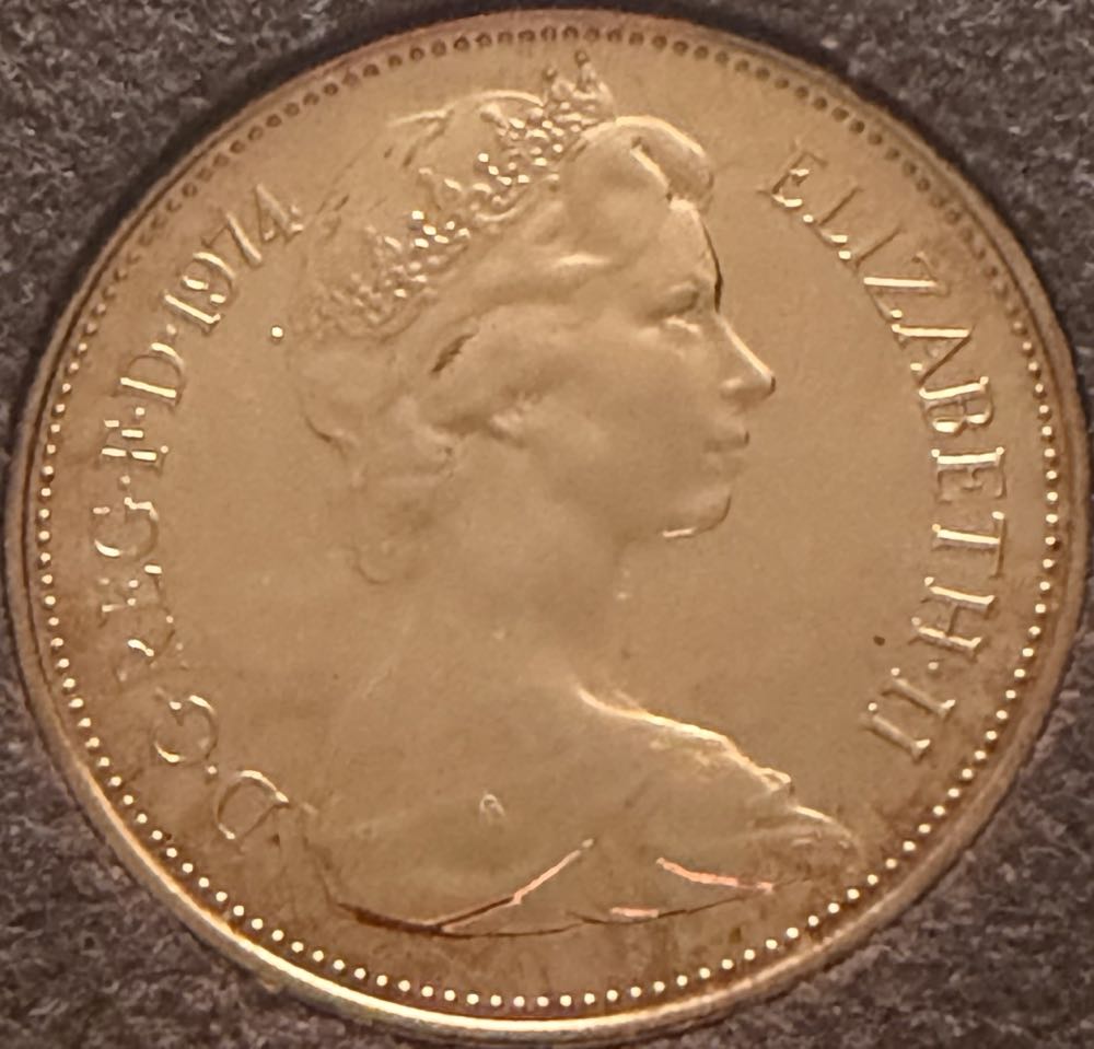 1974 Two New Pence  coin collectible - Main Image 2