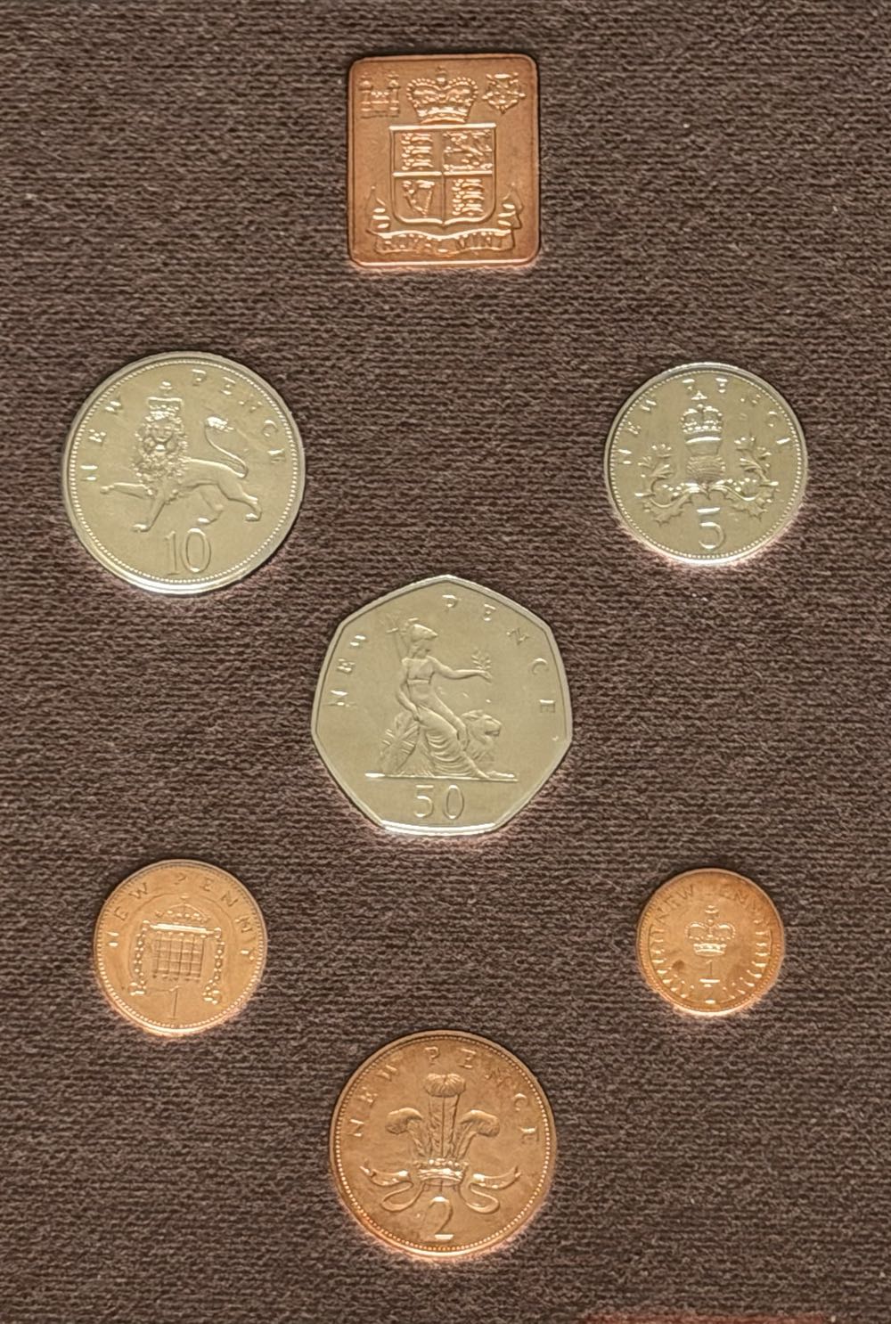 1974 Fifty New Pence  coin collectible - Main Image 4