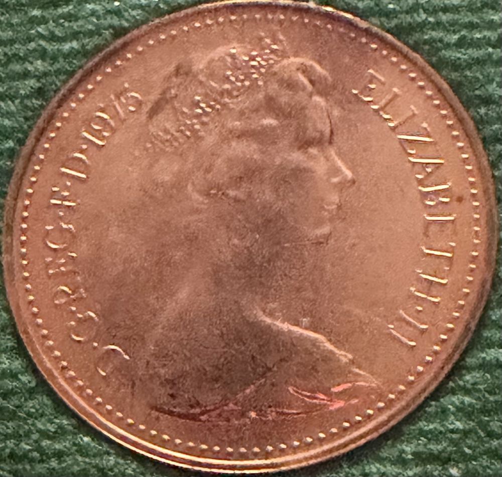 1975 Half New Penny (2)  coin collectible - Main Image 2