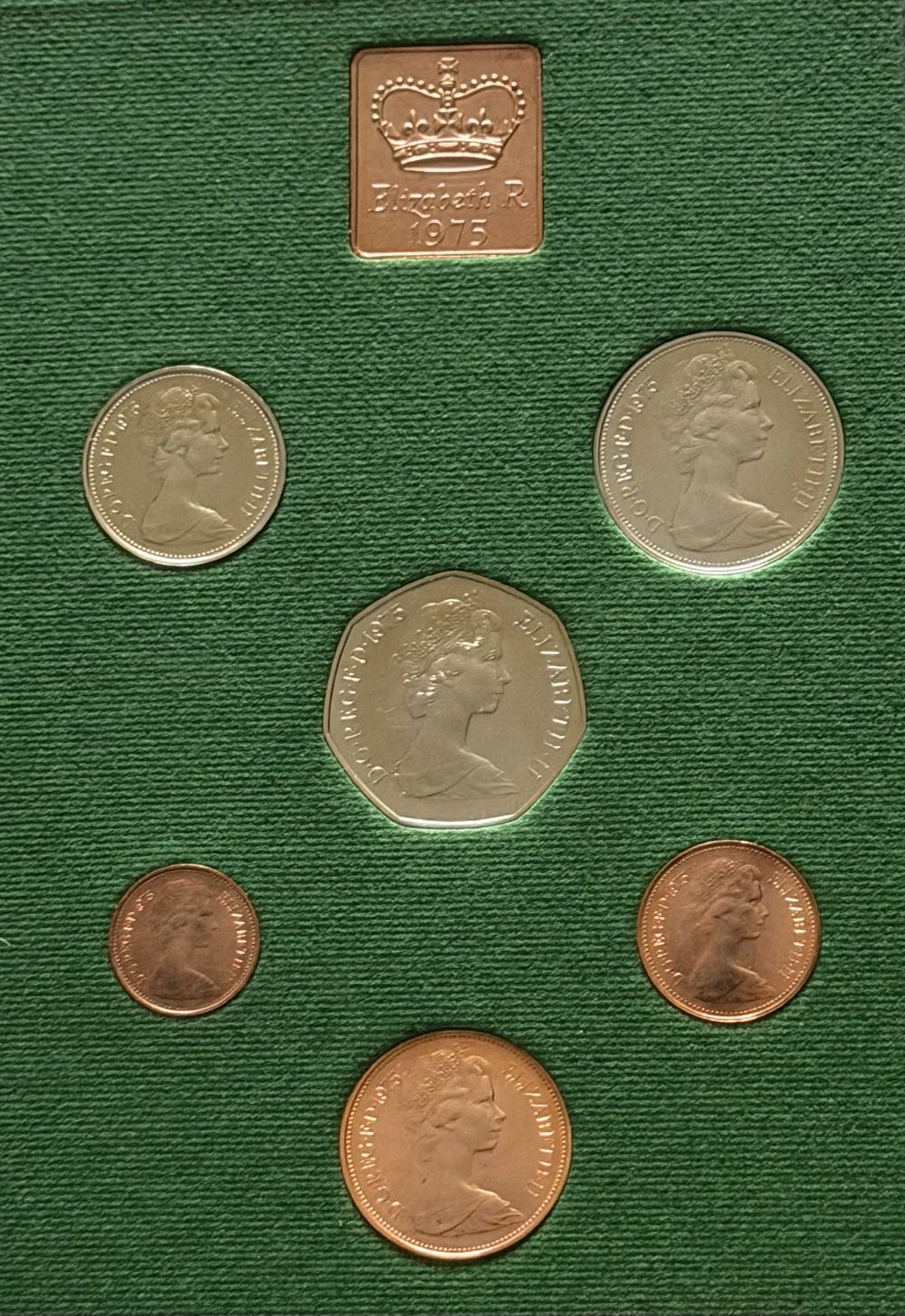 1975 Half New Penny (2)  coin collectible - Main Image 3