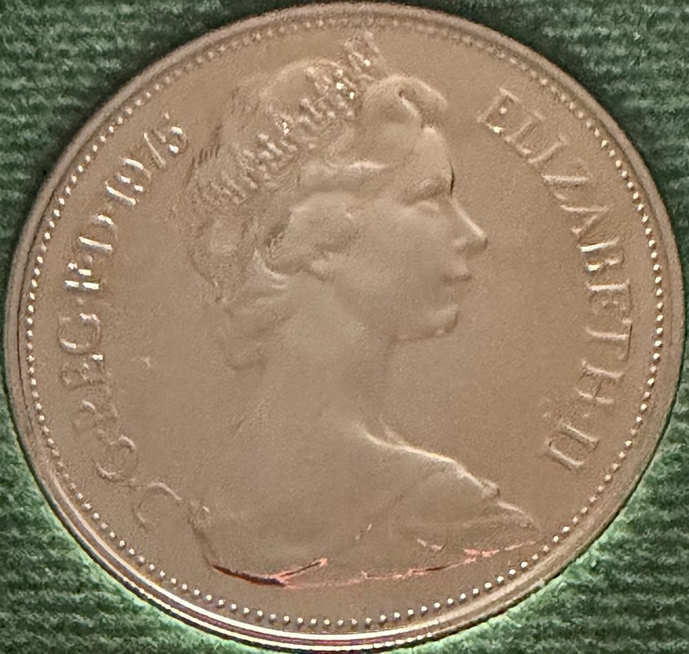 1975 Ten New Pence  coin collectible - Main Image 2